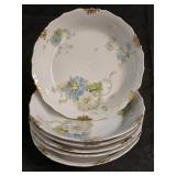 Set of 6 Jean Pouyat Limoges Bread & Butter Plates