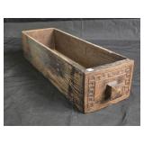 Vintage Wood Sewing Machine Drawer