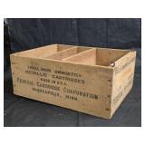 Vintage Federal Hi-Power 22 LR Wooden Box