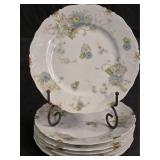 Set of 6 Jean Pouyat Limoges Salad Plates