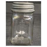 Vintage Anchor Hocking Glass Mason Jar