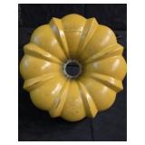 Vintage Yellow Nordicware Bundt Fluted Cake Pan