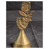 Vintage Singing Angel Brass Bell
