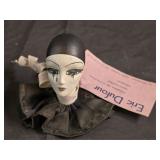 Vintage Pierrot Porcelain Doll Head