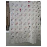 Vintage Handmade Grandmothers Fan Quilt