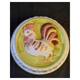 Vintage Hi-Mark Rooster Ceramic Jello Mold