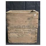 Vintage Alfred Peats Co. Wood Box