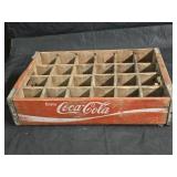 Vintage Wooden 24 Bottle Coca Cola Crate
