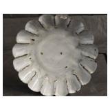 Grey Enamelware Fluted Baking Pan