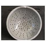 Grey Enamelware Colander
