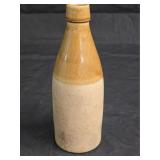 Antique Stoneware Two-Tone Ginger Beer Bottle