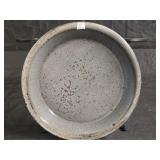 Grey Enamelware Pie Plate