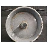 Grey Enamelware  Bundt Cake Pan