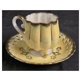 Vintage Lusterware Tea Cup & Saucer Set