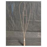 Primitive Heart Shaped Rug Beater