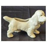 Vintage Ceramic Dog Planter