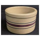 Roseville Striped Stoneware Crock