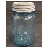 Vintage Aqua Blue Ball Perfect Mason Jar