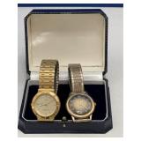 Jewelry Box with 2 Men's Watches