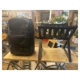 Ogio Wheeled Luggage & Wood Luggage Rack