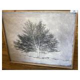 Wood Framed Wall Art Dï¿½cor