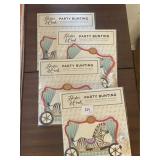 Lot of 4 Hester & Cook Party Bunting
