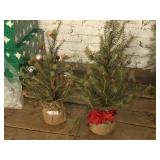 Two 2' Christmas Trees