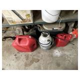Pull Cart, Gas Can & Misc.