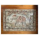 Wool Elephant Rug