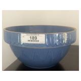 Blue Picket Fence Pattern Bowl