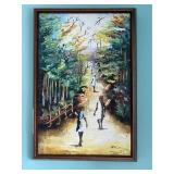 Haitian Painting on Board