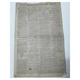 Original 1787 Newspaper Pennsylvania