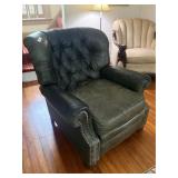 Green Leather Recliner