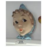 Vintage Chalkware String Holder