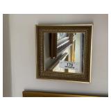 Small Gold Framed Mirror