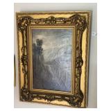 Antique 19th Century Oil Painting on Canvas