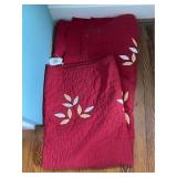 Small Red Applique Quilt