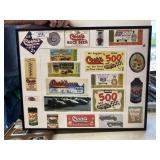 Cooks Beer & Indy 500 Ad Framed