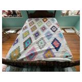 Grandmother Flower Garden Fabric Pieces