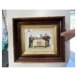 Antique Shadow Box & Cooks Beer Ad