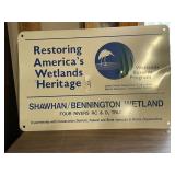 Wetlands Metal Sign