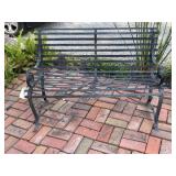 Antique Metal Bench