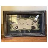 Life Is Good Felt Picture