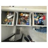 Contents of 3 Cabinet Drawers in Kitchen