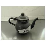 Grey Graniteware Vintage Teapot