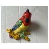 Hand Painted Parrot Wall Pocket