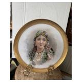 24K Gold Rimmed Plate