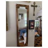 Modern Gold Frame Mirror