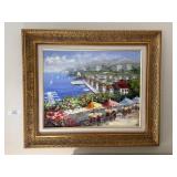 Mediterranean Oil Painting on Canvas