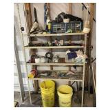 Contents of Metal Shelves